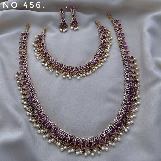 Swarnika Look Super Kemp Necklace Set