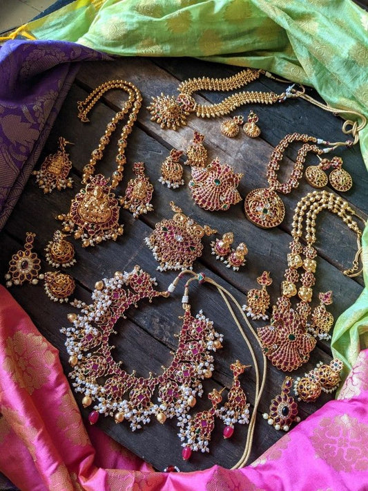 Madhu Super Jewellery Combo Set For Wedding Set